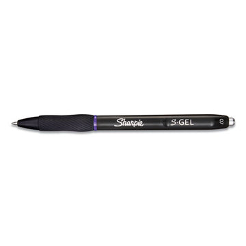 Sharpie® S-Gel™ S-gel High-performance Gel Pen, Retractable, Medium 0.7 Mm, Purple Ink, Black Barrel, Dozen freeshipping - TVN Wholesale